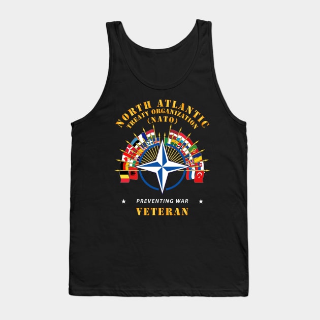 NATO - Preventing War - Veteran X 300 Tank Top by twix123844